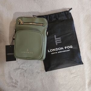 London Fog Olive Men's Or Women's Messenger Bag